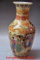Old Handwork Jingdezhen Porcelain Painting Dowager Vase Vases photo 3