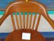 Boling Antique Office Lawyers Banker Chair 3 Post-1950 photo 9