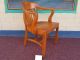 Boling Antique Office Lawyers Banker Chair 3 Post-1950 photo 6