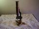 Antique Or Vintage Collectable Microscope Brass W/ Metal Stand Microscopes & Lab Equipment photo 10