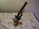 Antique Or Vintage Collectable Microscope Brass W/ Metal Stand Microscopes & Lab Equipment photo 1