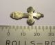 Medieval Period Vintage Artefact Silver Cross Pendant - Amulet British photo 2