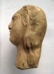 C.  50 - 100 A.  D Large British Found Marble Statue Section - Head Of Female Deity Roman photo 3