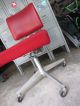 Vintage Good Form Red Office Chair Steampunk Modern Industrial Propeller Tanker Post-1950 photo 1