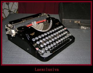 Fabulous Antique Continental Typewriter W50 Of 1937;.  78 Years Old And photo