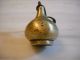 Vintage Antique Brass Lead Iron Pear Hanging Balance Scale Weight Scales photo 3