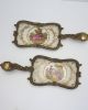 Antiques French Porcelain W/ Bronze Mounted Tray Couple Signed Gregorand Platters & Trays photo 7
