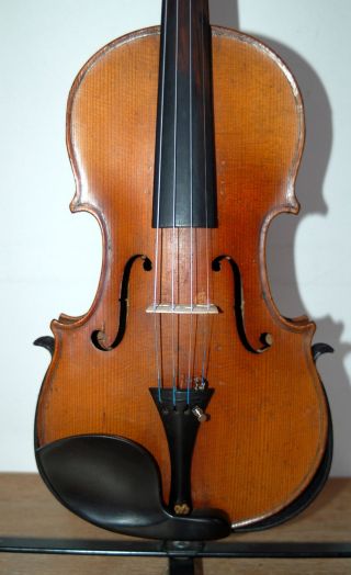 Fine Old Czech 4/4 Violin - Label Antonius Stradivarius Cremonensis Anno 1718 photo
