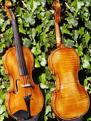 Vintage Czech Violin By B.  Dousa,  Budvicii,  1926.  Smooth,  Sweet Sound. photo