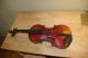 Signed Heinrich E Heberlein Jr Markneukirchen 1921 Violin 4/4 Size With Case String photo 1