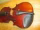 Signed Heinrich E Heberlein Jr Markneukirchen 1921 Violin 4/4 Size With Case String photo 3