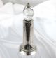 Antique French Sterling Silver & Cut Crystal Liquor Decanter Bottle Empire Style Bottles, Decanters & Flasks photo 7