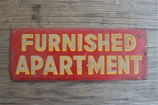 Lovely Decorative Antique Furnished Apartment Metal Wall Sign Bhm4 photo