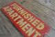Lovely Decorative Antique Furnished Apartment Metal Wall Sign Bhm4 Signs photo 1