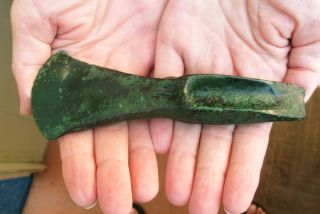 Stunning Middle Bronze Age Palstave Axe - Huge Heavy Artefact 3,  500 Yrs Old photo