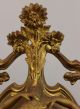Large Rare Antique Gold Gilt Spelter Art Nouveau Women & Flowers Gilbert Clock Clocks photo 2
