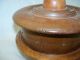 Unusual Antique Walnut Victorian Wooden 11 Spool Sewing Thread Holder Dispenser Other Antique Sewing photo 6