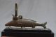 Authentic Egyptian Bronze Large Statuette Of An Oxyrhynchos Fish,  30th - 26 Dynast Egyptian photo 4