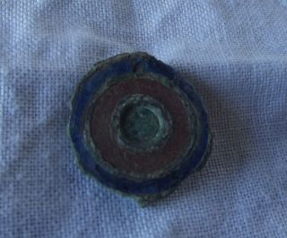 3rd Century Roman Disc Brooch In Enamelled Bronze photo