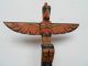 Vintage Kwak Indians British Columbia Totem Pole - Native American - Hand Carved Native American photo 2