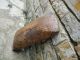 Antique Primitive Hand Carved Large Wood Dough Bowl Trencher Rare 19th Century Primitives photo 11
