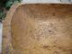 Antique Primitive Hand Carved Large Wood Dough Bowl Trencher Rare 19th Century Primitives photo 6