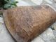 Antique Primitive Hand Carved Large Wood Dough Bowl Trencher Rare 19th Century Primitives photo 8