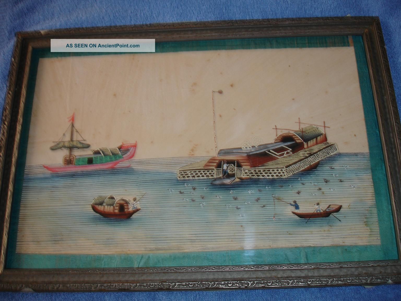 19th Century Chinese Export Painting Paintings & Scrolls photo