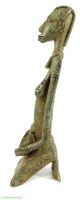 Dogon Brass Kneeling Female With Bowl Mali Africa Other African Antiques photo 1