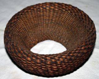 Rare Antique Head Ring Basket Carry Items On Head African Native American Look photo