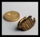 An Unusual Scorpion 18 - 19thc Akan Gold Weight Other African Antiques photo 3