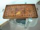 Tramp Art Wooden Tray Primitives photo 2