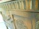 Neat Spoon Carved Top Hall Entry Cabinet Spice Jelly Cupboard From England 1900-1950 photo 9