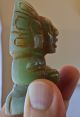 Jade Priest Figurine - Mesoamerican Statue - Antique Pre Columbian Artifacts - Aztec The Americas photo 11