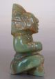 Jade Priest Figurine - Mesoamerican Statue - Antique Pre Columbian Artifacts - Aztec The Americas photo 4