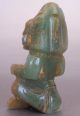 Jade Priest Figurine - Mesoamerican Statue - Antique Pre Columbian Artifacts - Aztec The Americas photo 7