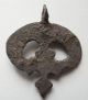 Viking Period Bronze Lunar Pendant Amulet 1000 Ad,  F, Viking photo 6