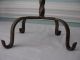 Wrought Iron Tabletop Candelabras Holder Rustic 3 Candles Each Heavy 12 