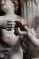 Antique Dressel Kister Figure German Porcelain Stand Reticulate Hand Paint Putti Figurines photo 10