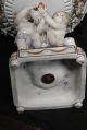Antique Dressel Kister Figure German Porcelain Stand Reticulate Hand Paint Putti Figurines photo 1