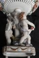 Antique Dressel Kister Figure German Porcelain Stand Reticulate Hand Paint Putti Figurines photo 4