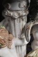 Antique Dressel Kister Figure German Porcelain Stand Reticulate Hand Paint Putti Figurines photo 7
