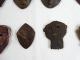 40 Mask Amulet Coco Shell Hand Tanned Leather & Wood Tribal Pendant West Timor Pacific Islands & Oceania photo 11