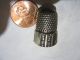 Antique Simons Brothers Co.  Sterling Silver No.  9 Pat.  May 28,  1889 Thimbles photo 1
