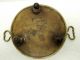 18th C.  Antique Brass Brazier With Fire Bowl Other Antiquities photo 3