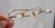 Vintage C1920 ' S Gold Filled Curved Bow Riding Temple Eyeglasses Spectacles Round Optical photo 9