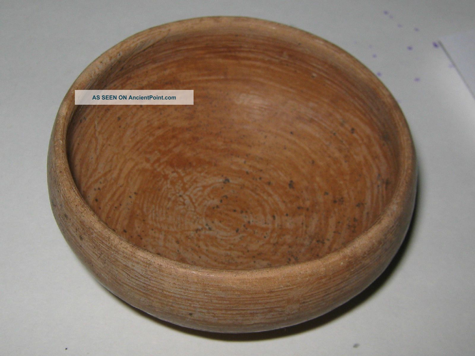 Pre - Columbian Mexico 1 Terracotta Round Bottom Bowl No Damage B11 The Americas photo