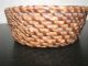 Antique Coiled Rye Straw Basket In Primitives photo 1