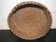 Antique Coiled Rye Straw Basket In Primitives photo 2