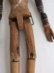 Antique Early Folk Art Wood Carved Primitive Marionette Puppet Figure Glass Eyes Primitives photo 8